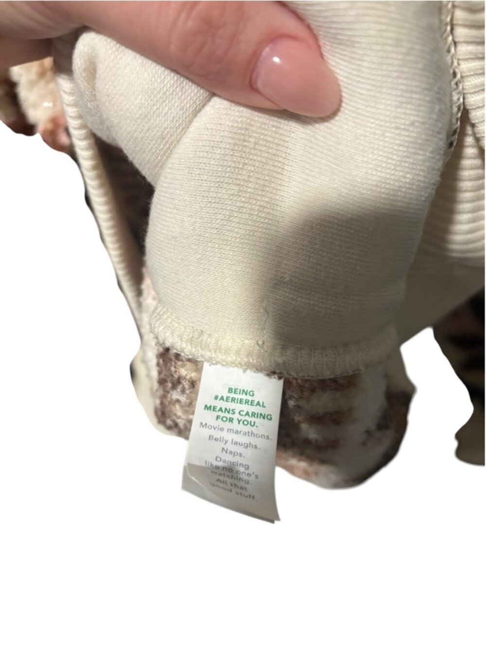 Aerie Sherpa Quarter Zip Sweater - Picture 9 of 10